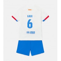 Barcelona Paez Gavi #6 Gostujuci Dres za djecu 2023-24 Kratak Rukav (+ Kratke hlače)